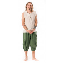 3/4-cargo-hosen-shorts-olive-moskitoo-india-kult-schweiz