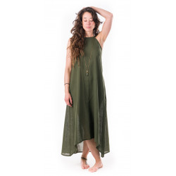 long-cotton-dress-hippie-linen-jute-uni-dunkel-gruen-indian-strapless-bohemian-dress-moskitoo-india-kult