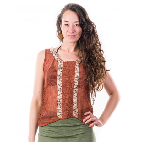samsara-mesh-top-rust-brown-block-print-moskitoo-india-kult-fair-fashion-swiss
