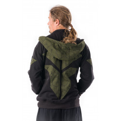 maenner-jacke-shipibo-muster-baumwolle-schwarz-gruen-moskitoo-india-kult-rorschach-schweiz