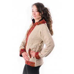 gefütterte-ethno-jacke-unisex-cream-elfenbein-baumwolle-woll-mix-tribal-kullu-lapaz-moskitoo-india-kult-rorschach-schweiz
