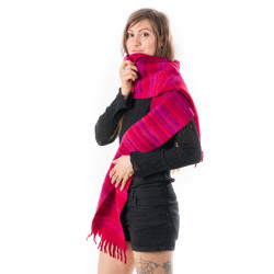 Fluffy hooded scarf by Moskitoo India Kult - moskitoo.ch