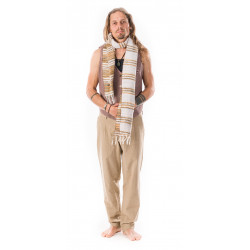 fluffy-soft-hooded-scarf-stripes-beiges-white-moskuitoo-india-kult-recycled-pet-rorschach