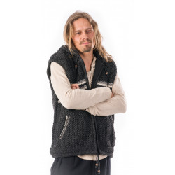Men's wool vest - New Zealand wool - Fair Trade - Moskitoo.ch
