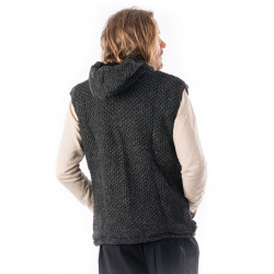 Men's wool vest - New Zealand wool - Fair Trade - Moskitoo.ch