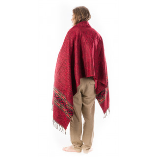 boho-blanket-scarf-sofa-blanket-travel blanket-indian blanket-moskitoo-india-kut-red