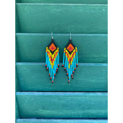 native-american-ohrhaenger-ohrschmuck-ohrringe-tuerkis-yellow-red-orange-black-handgemacht-moskitoo-india-kult