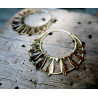 Buy earrings | Bohemian Brass & Silver Earrings |Swiss Shop | Moskitoo